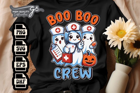 Halloween Boo Boo Crew Ghost Nurse SVG Review