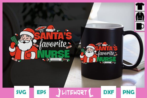 Happy Santas Favorite Nurse SVG: A Designer’s Stitch-Ready Review