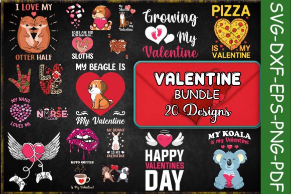 Lovely Valentine SVG Bundle