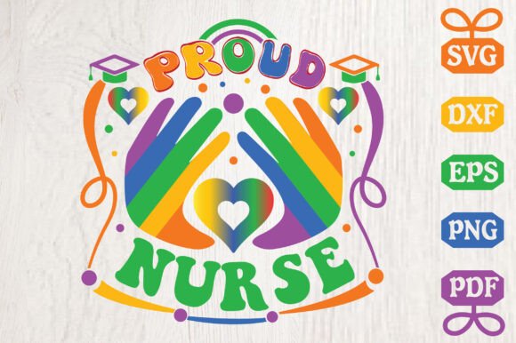 Proud Nurse Svg Design