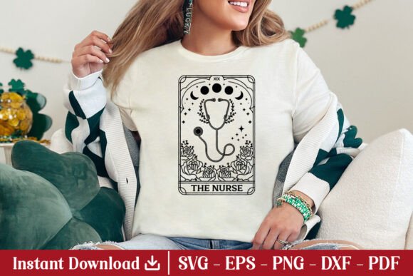 The Nurse Tarot Card SVG: Real Embroidery Design Review